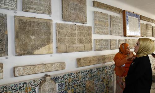 First Lady Visits National Museum of Antiquities and Islamic Art in Algeria