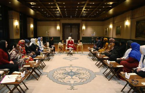 First Lady Erdoğan Receives African Lullaby Performers