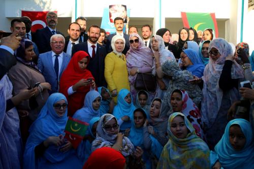 First Lady Erdoğan Visits Turkish Maarif Foundation Girls’ School