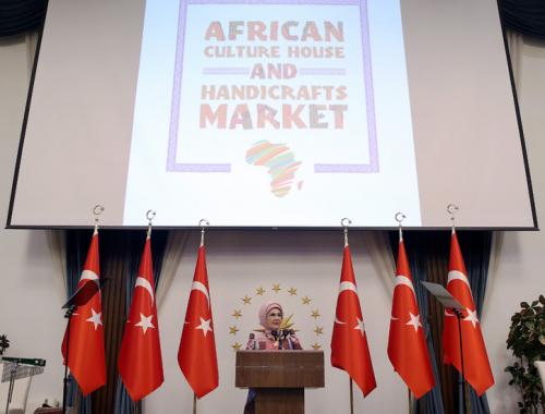 First Lady Emine Erdoğan hosted an iftar for the spouses of ambassadors from African countries at the Presidential Complex on the occasion of May 25, Africa Day.