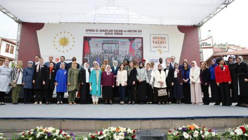 Emine Erdoğan, Afrika El Sanatları Pazarı ve Kültür Evi’nin Açılış Törenine Katıldı