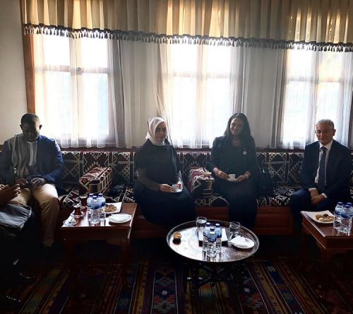 Cumhurbaşkanlığı Danışmanı Tuba Nur S&ouml;nmez, Gine Bisau Dışişleri Bakanı Sayın Suzi Barbosa Hanımefendi&rsquo;yi ağırladı.