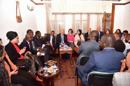 Afrika Medya Temsilcilerinden Afrika Evi&rsquo;ne Ziyaret