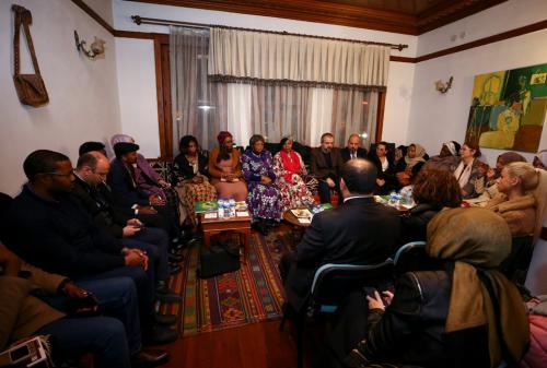 Nelson Mandela&rsquo;nın torunu Ndileka Mandela, Afrika Evi'nde