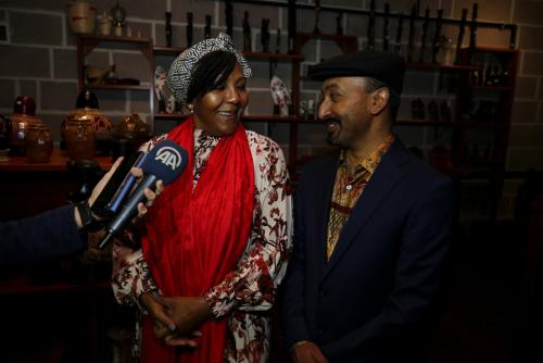 Nelson Mandela&rsquo;nın torunu Ndileka Mandela, Afrika Evi'nde