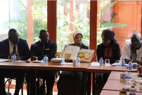 2022 07 21 konsey 02 - Uluslararası Adalet, Barış ve Eşitlik Konseyi(COJEP) Afrika evini ziyaret etti.