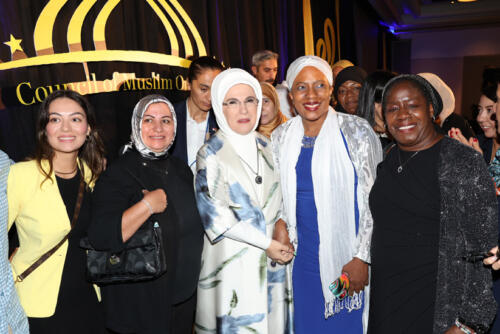 2022 09 19 abd 038 ee toren - Emine Erdoğan, ABD'de "Uluslararası Müslüman Kadınlar Başarı ve Topluma Katkı Ödülü"nü aldı